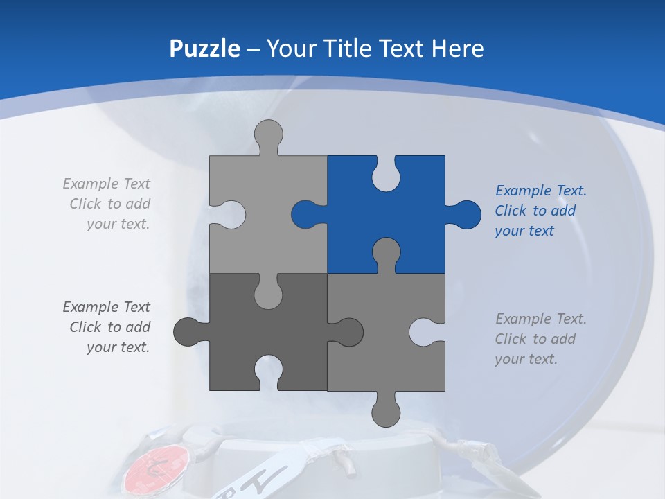 Genetic Chemistry Tube PowerPoint Template