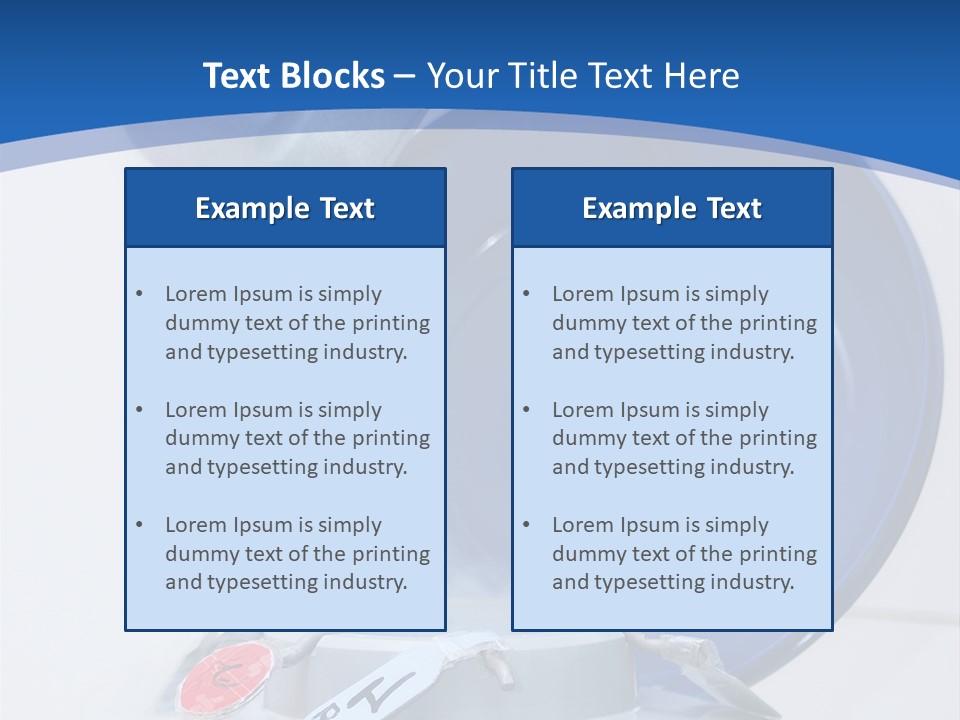 Genetic Chemistry Tube PowerPoint Template