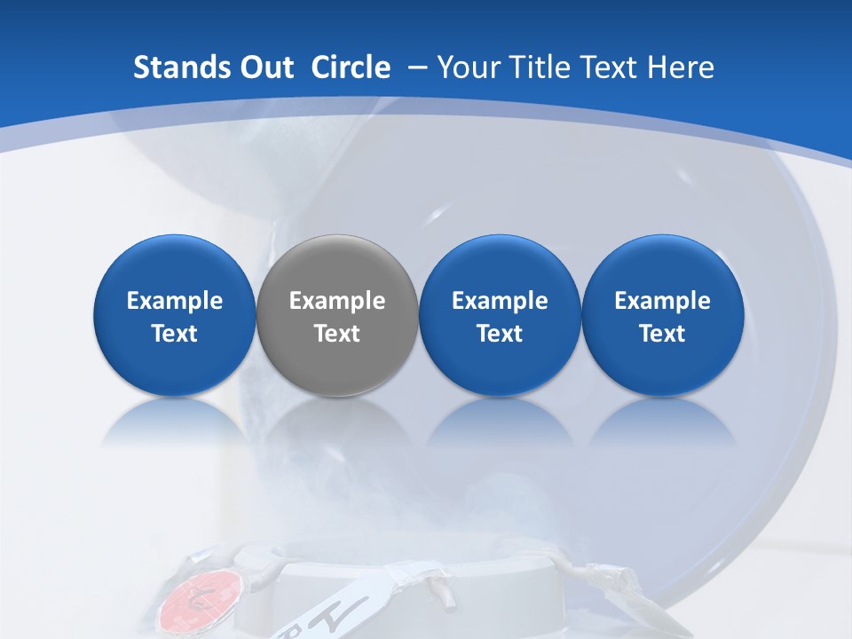 Genetic Chemistry Tube PowerPoint Template