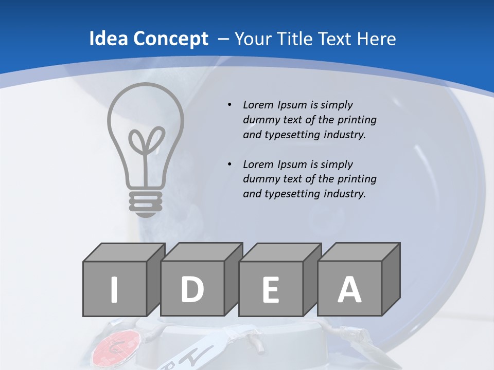 Genetic Chemistry Tube PowerPoint Template