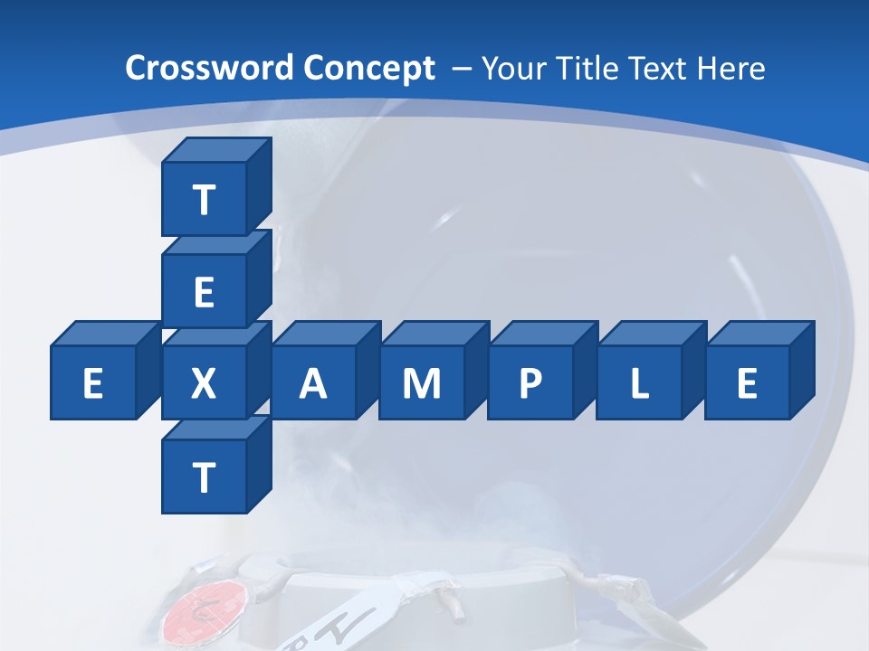Genetic Chemistry Tube PowerPoint Template