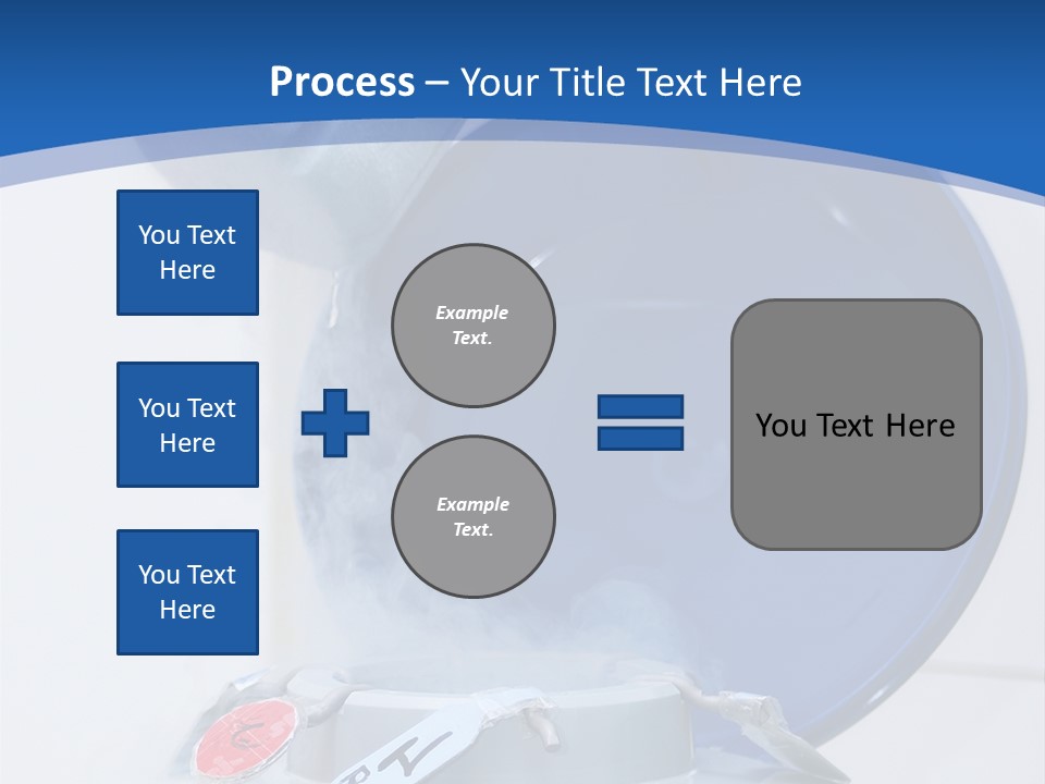 Genetic Chemistry Tube PowerPoint Template