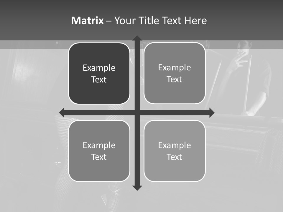 Caucasian Bar Vertical PowerPoint Template