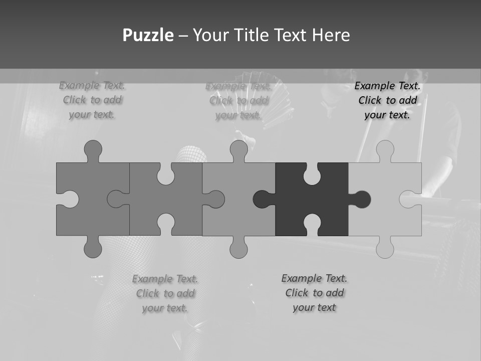 Caucasian Bar Vertical PowerPoint Template