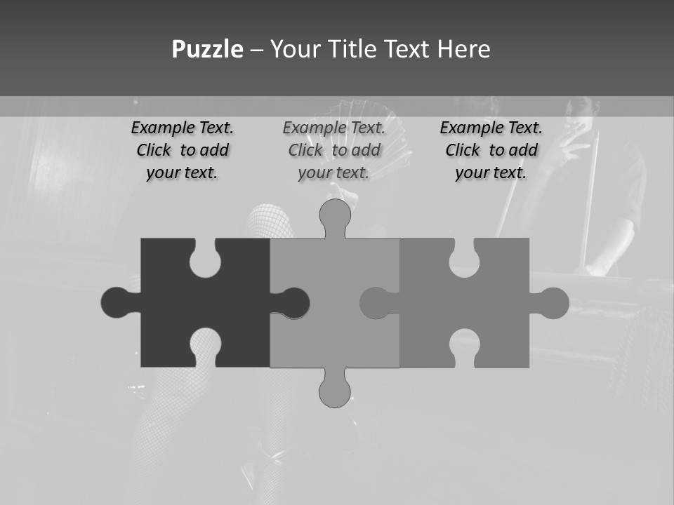 Caucasian Bar Vertical PowerPoint Template