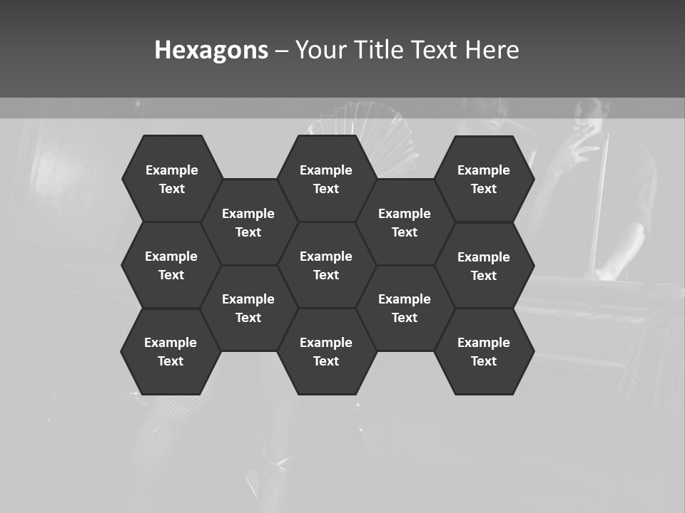 Caucasian Bar Vertical PowerPoint Template