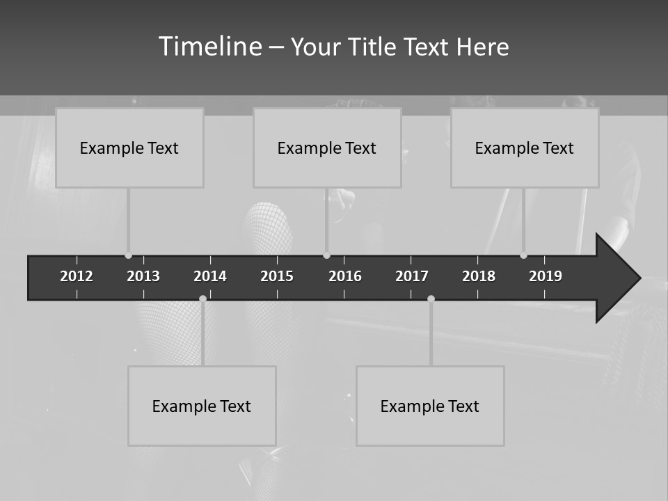 Caucasian Bar Vertical PowerPoint Template