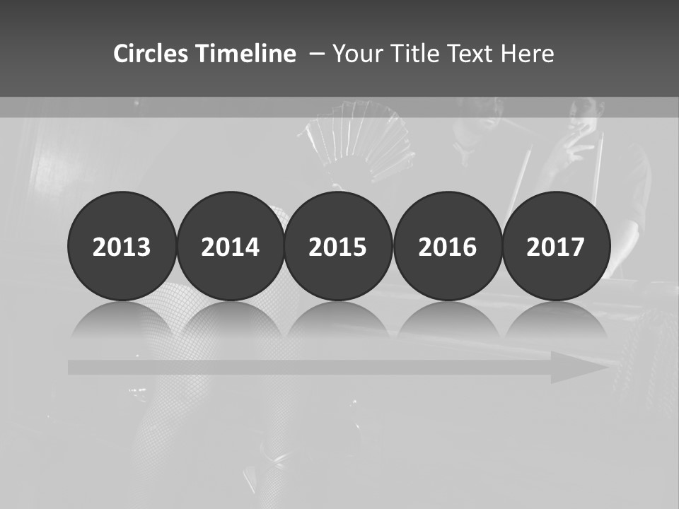 Caucasian Bar Vertical PowerPoint Template