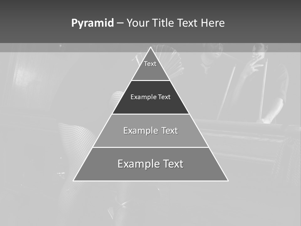Caucasian Bar Vertical PowerPoint Template