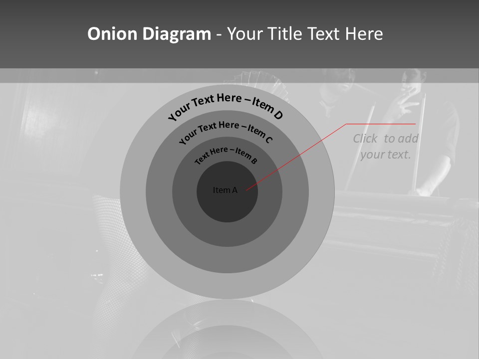 Caucasian Bar Vertical PowerPoint Template