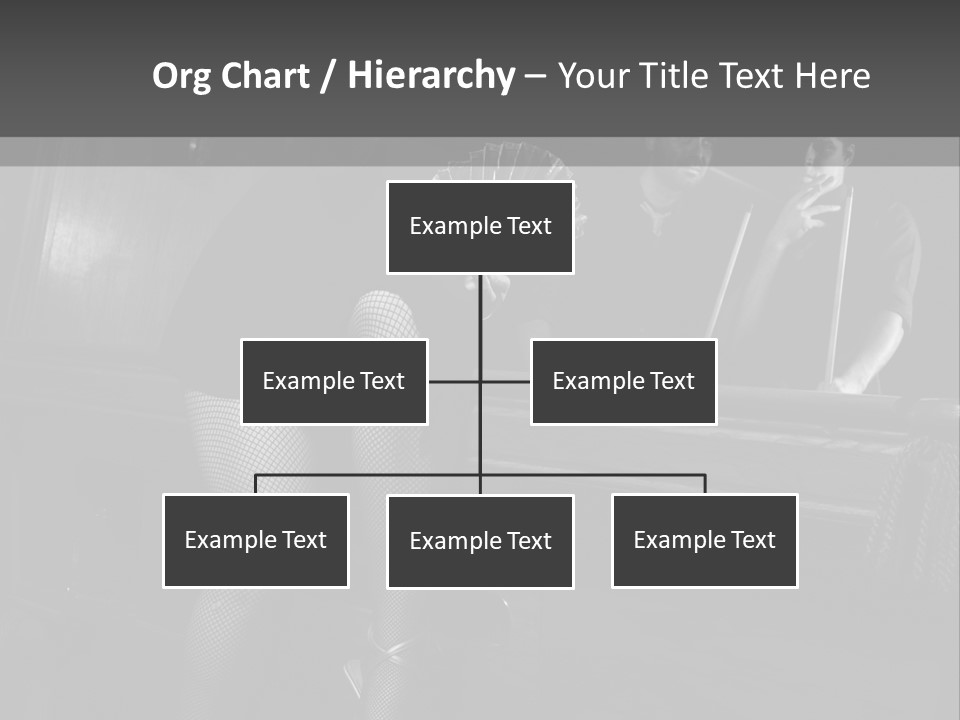 Caucasian Bar Vertical PowerPoint Template