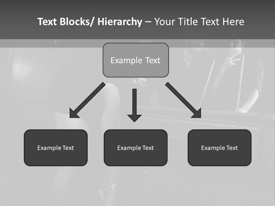 Caucasian Bar Vertical PowerPoint Template