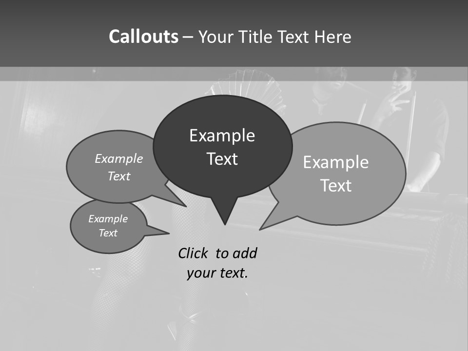 Caucasian Bar Vertical PowerPoint Template