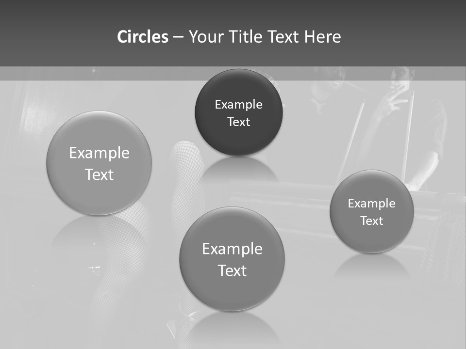 Caucasian Bar Vertical PowerPoint Template