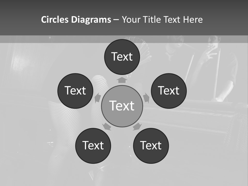 Caucasian Bar Vertical PowerPoint Template