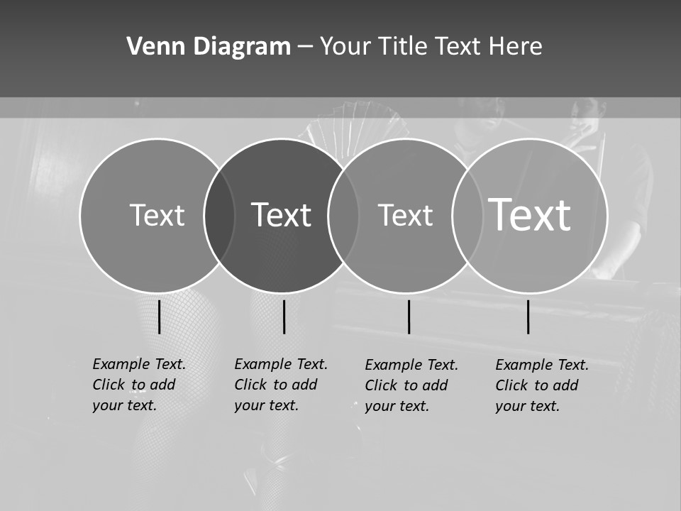 Caucasian Bar Vertical PowerPoint Template