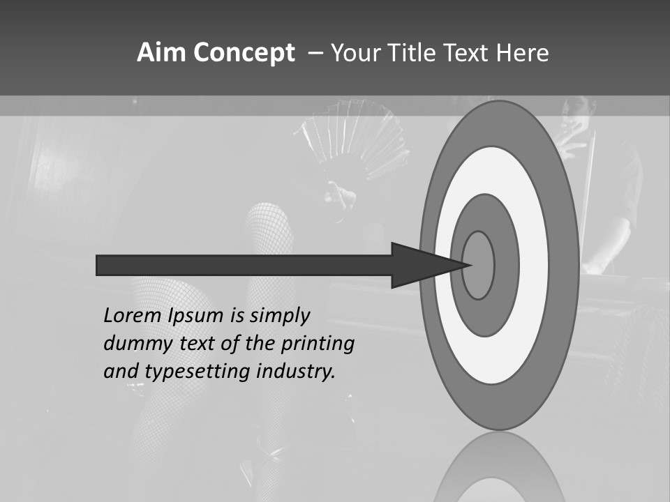 Caucasian Bar Vertical PowerPoint Template