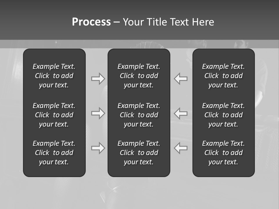 Caucasian Bar Vertical PowerPoint Template