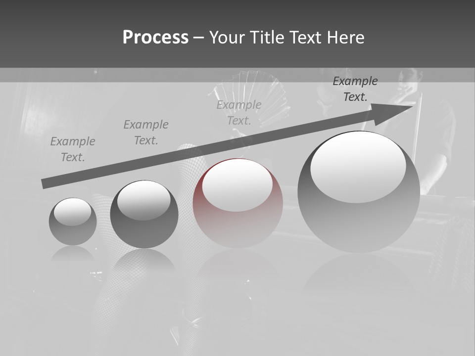 Caucasian Bar Vertical PowerPoint Template