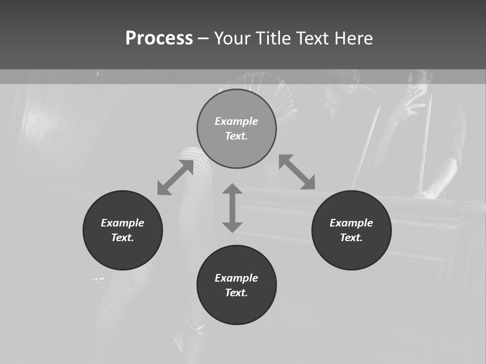 Caucasian Bar Vertical PowerPoint Template