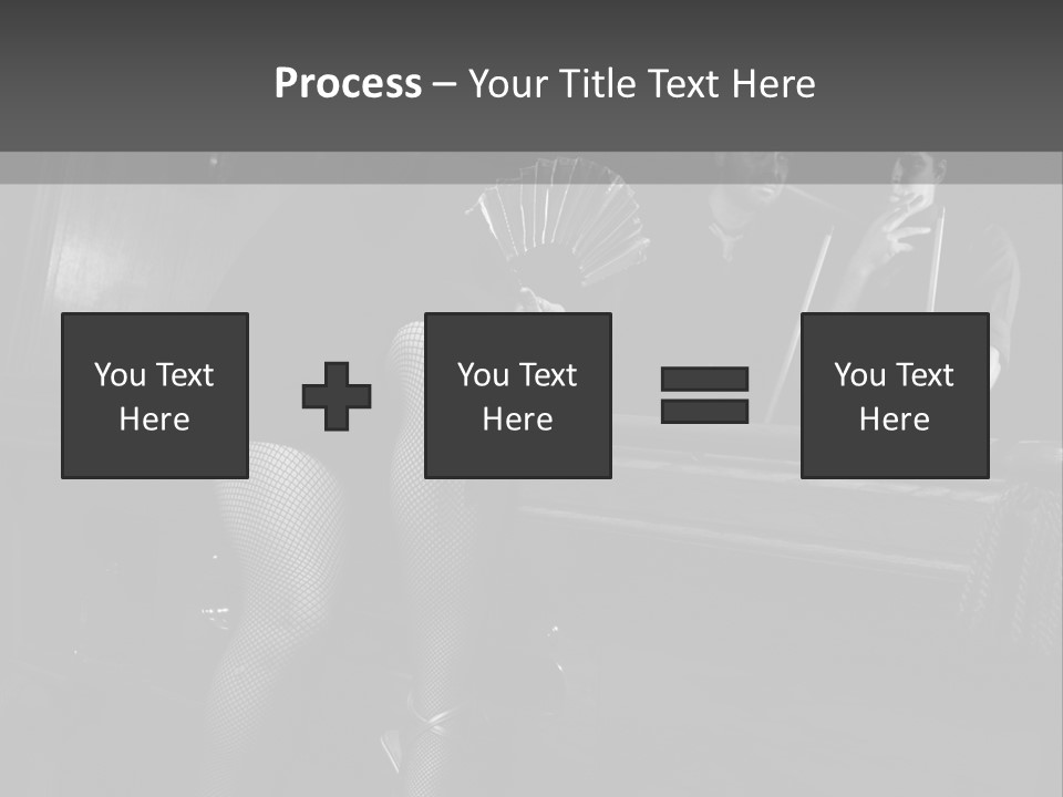Caucasian Bar Vertical PowerPoint Template
