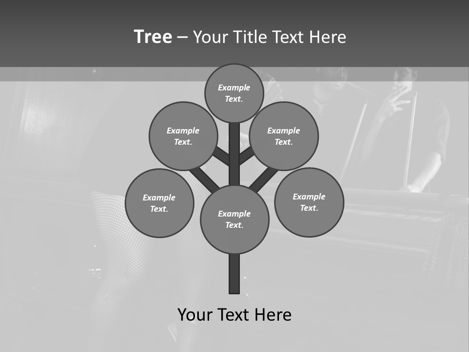 Caucasian Bar Vertical PowerPoint Template