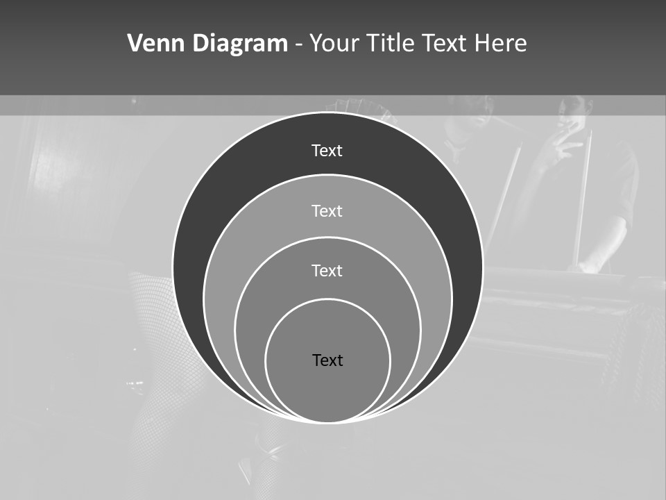 Caucasian Bar Vertical PowerPoint Template