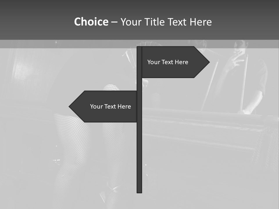 Caucasian Bar Vertical PowerPoint Template