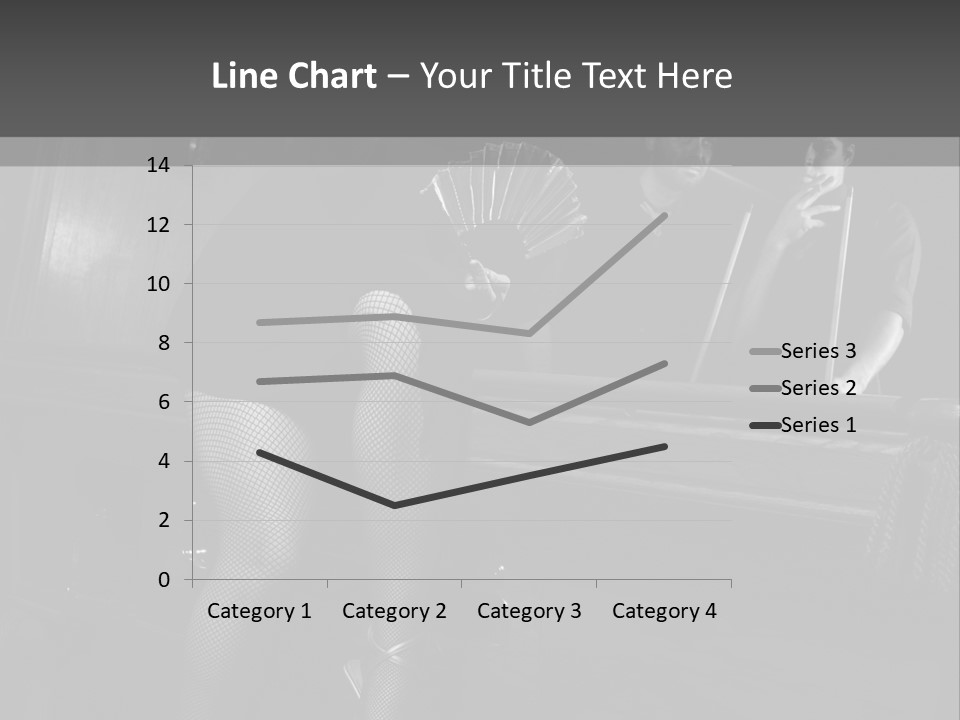 Caucasian Bar Vertical PowerPoint Template