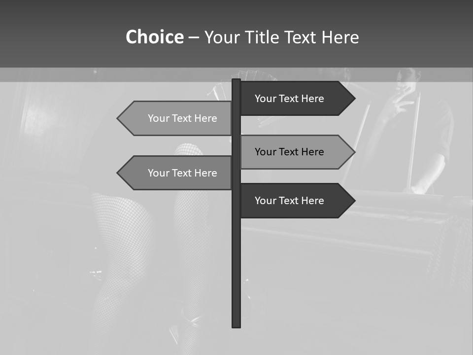 Caucasian Bar Vertical PowerPoint Template