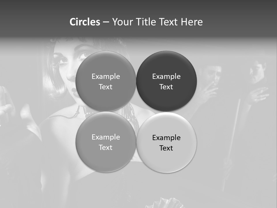 Retro Lounge Photograph PowerPoint Template