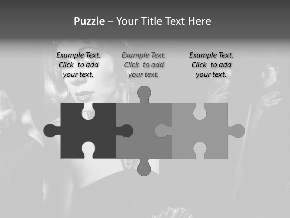 Retro Lounge Photograph PowerPoint Template