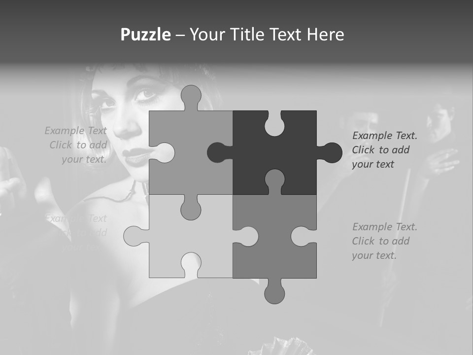 Retro Lounge Photograph PowerPoint Template