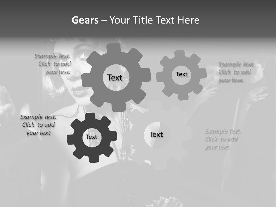 Retro Lounge Photograph PowerPoint Template