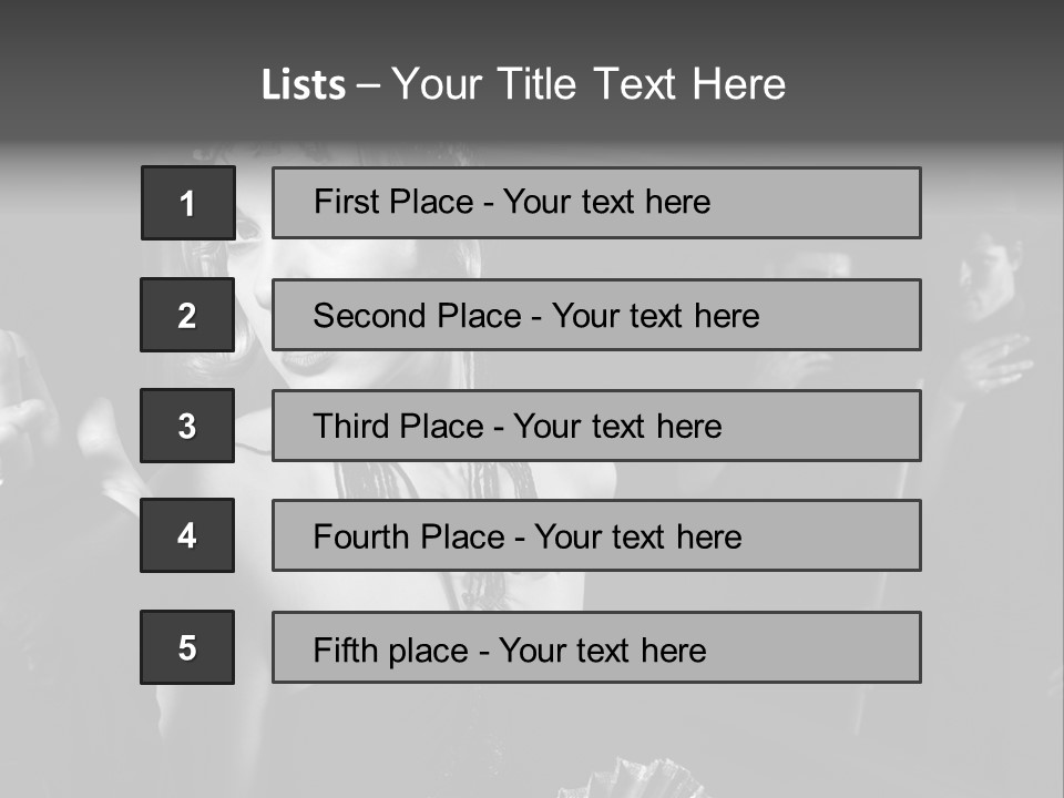Retro Lounge Photograph PowerPoint Template