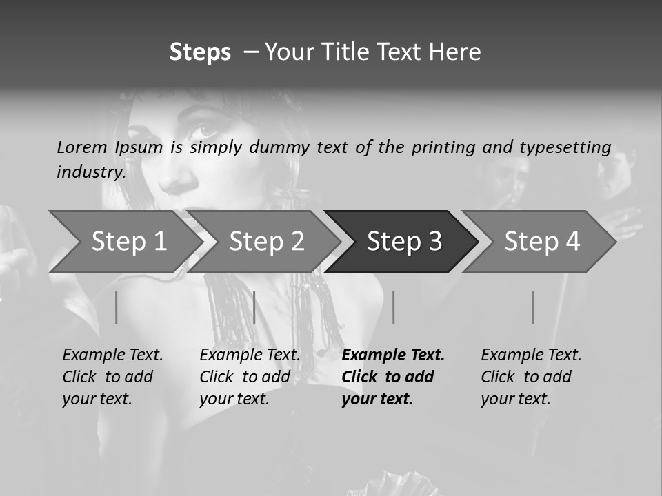 Retro Lounge Photograph PowerPoint Template