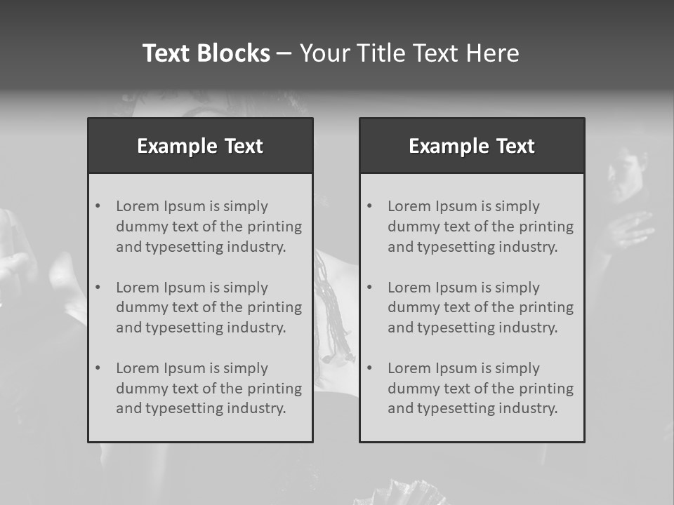 Retro Lounge Photograph PowerPoint Template