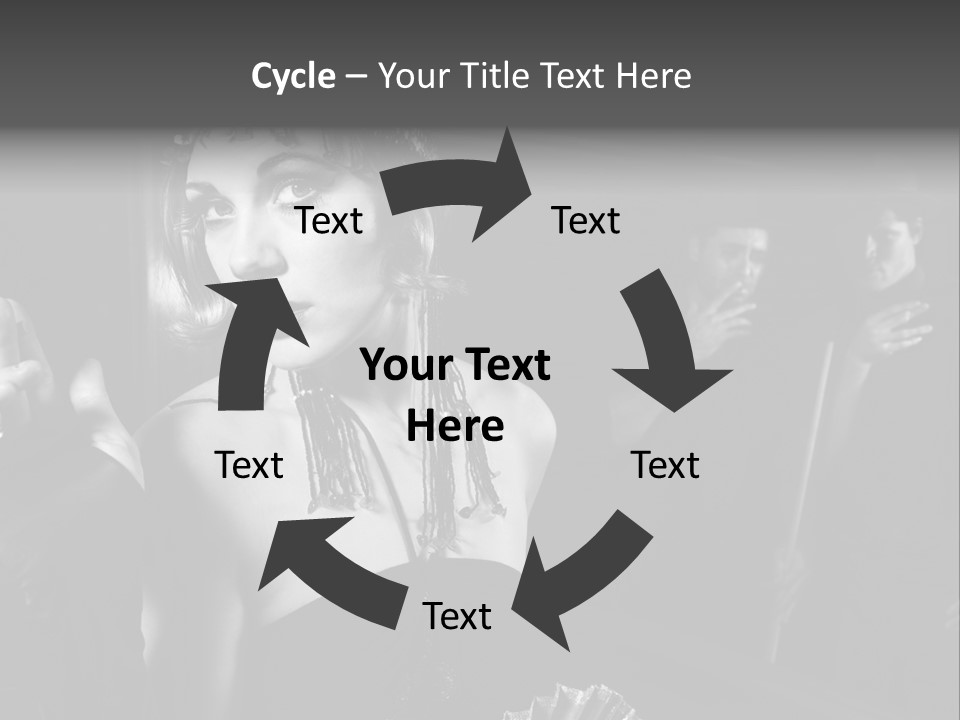 Retro Lounge Photograph PowerPoint Template