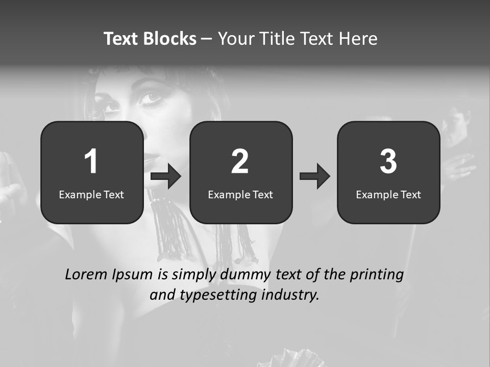 Retro Lounge Photograph PowerPoint Template