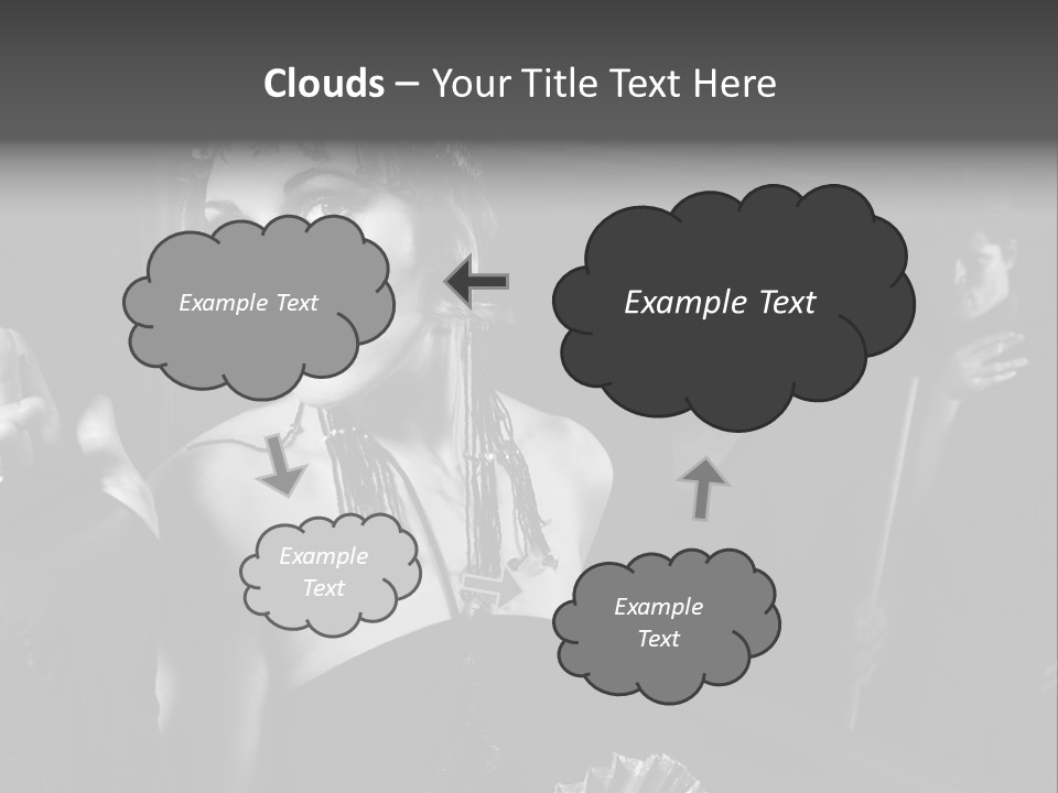 Retro Lounge Photograph PowerPoint Template