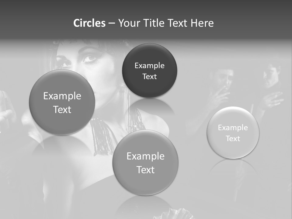 Retro Lounge Photograph PowerPoint Template