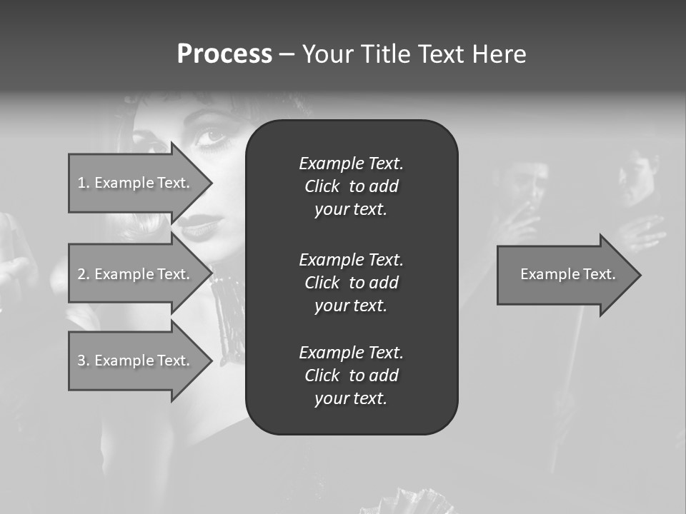 Retro Lounge Photograph PowerPoint Template