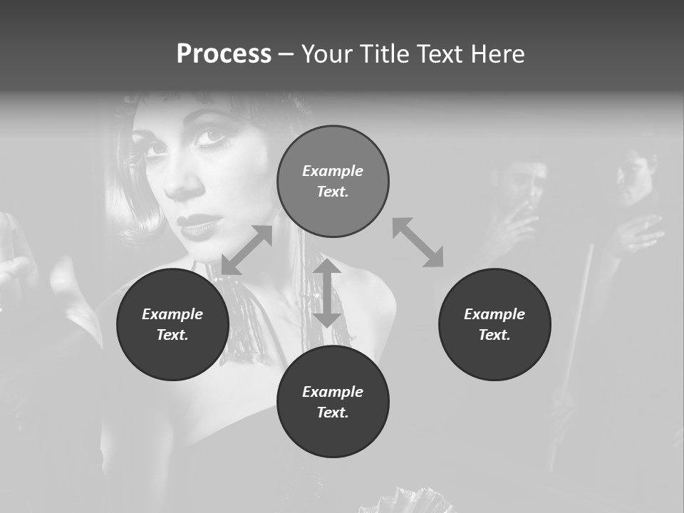 Retro Lounge Photograph PowerPoint Template
