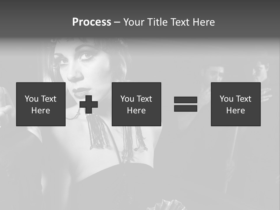 Retro Lounge Photograph PowerPoint Template