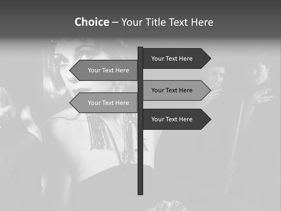 Retro Lounge Photograph PowerPoint Template