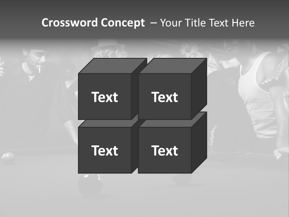 Night Out Recreation Horizontal PowerPoint Template