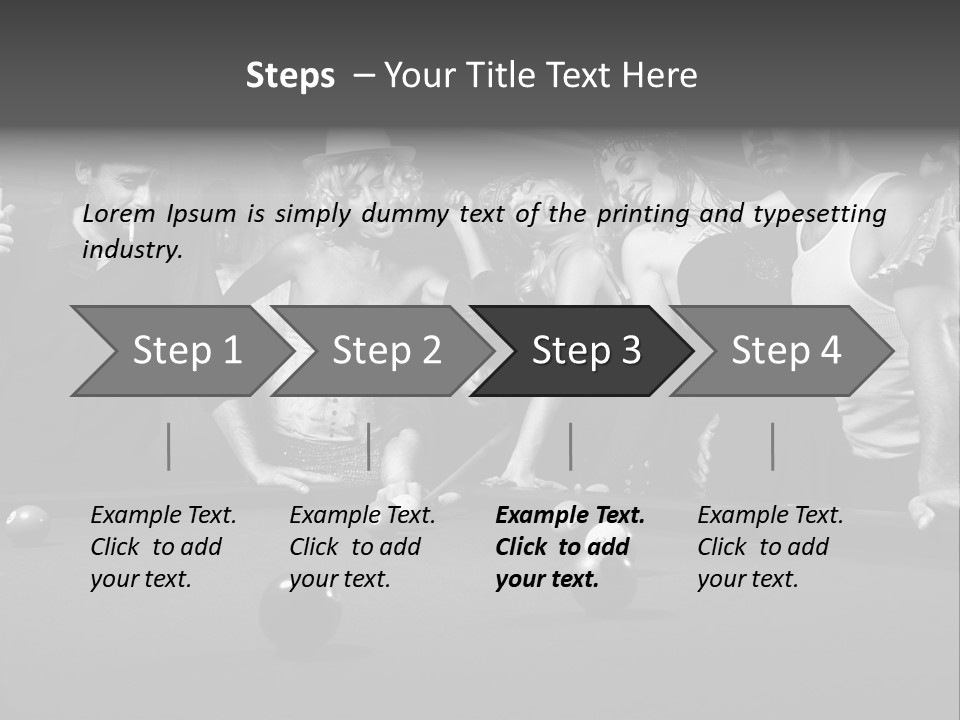 Night Out Recreation Horizontal PowerPoint Template