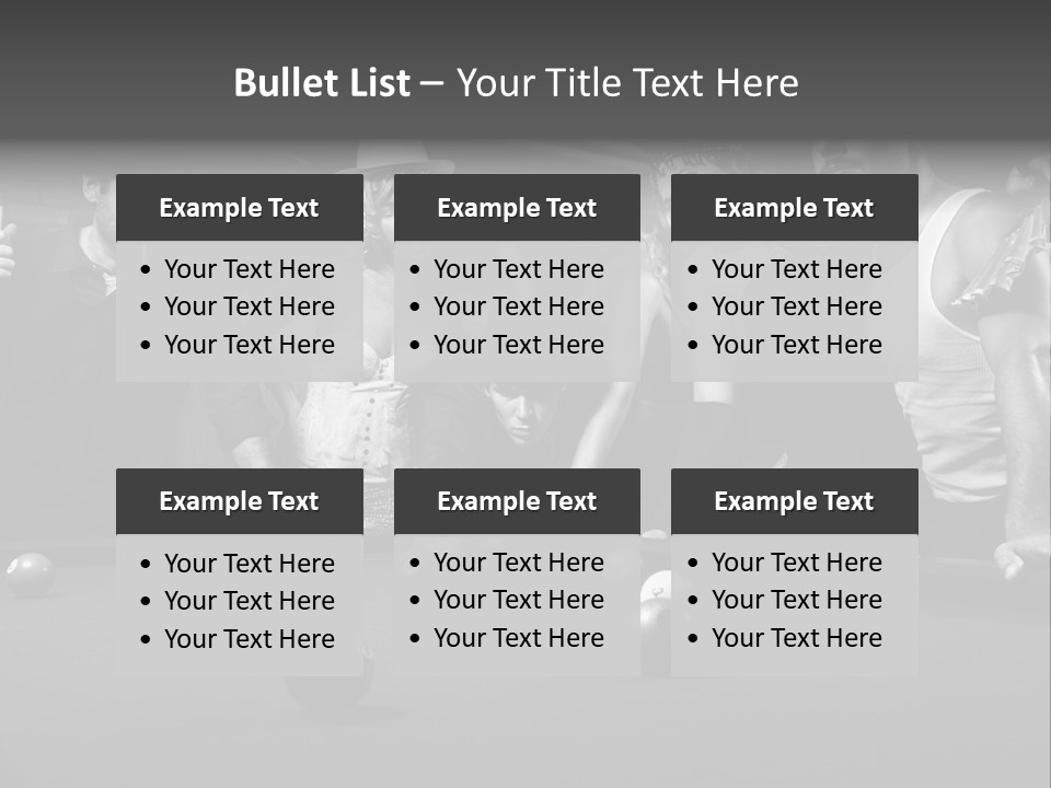 Night Out Recreation Horizontal PowerPoint Template