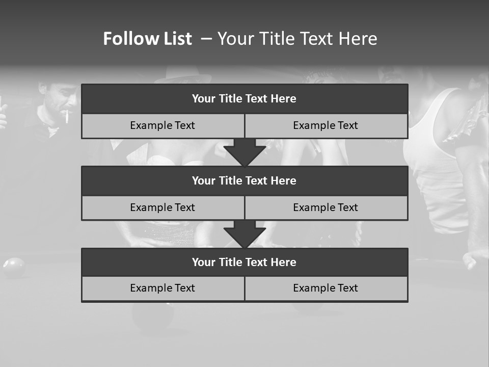 Night Out Recreation Horizontal PowerPoint Template