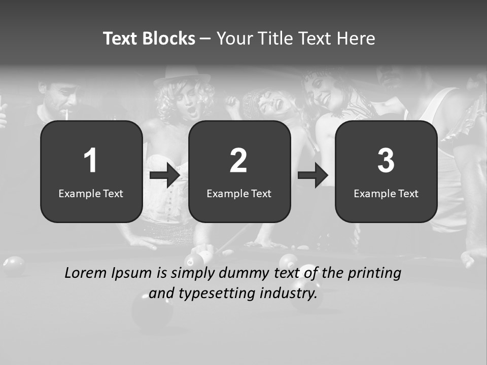 Night Out Recreation Horizontal PowerPoint Template